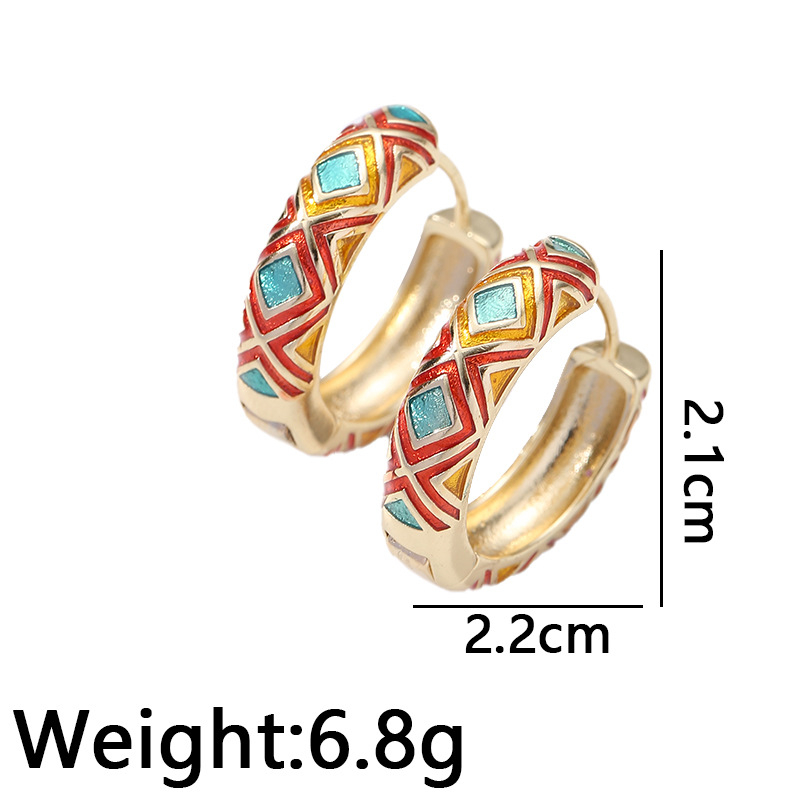 Title 1, Boucles doreilles Flotang tendance, plaqué cui...