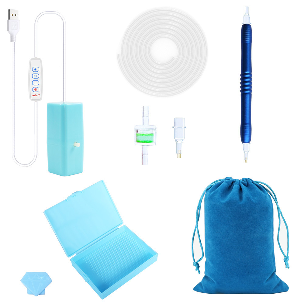 Pintura de diamantes nuevo bolígrafo de perforación de puntos eléctrico Amazon nuevo bolígrafo de succión al vacío broca de punto de succión herramienta de bricolaje