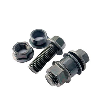 Motorcycle Electric Vehicle Center Support Screw, Double Support Screw, Large Bracket Screw, Main Support Bracket Screw Accessories (Electric car big tripod) - 2-sets-screws-nuts-bushings