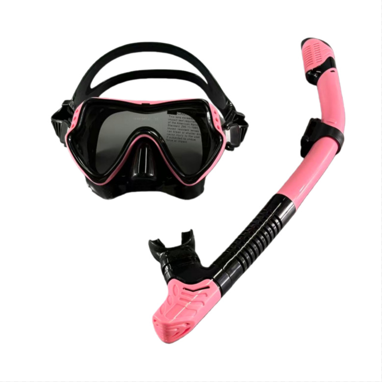 Children's Diving Goggles, Breathing Tube, Snorkeling Set, Tempered Glass, Liquid Silicone Mask, Diving Equipment for Children
