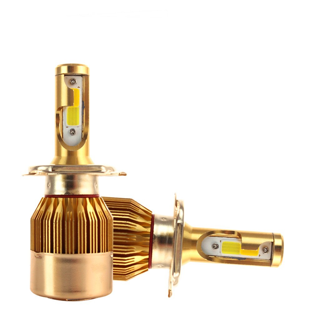 Fábrica al por mayor coche led faro C6 bicolor temperatura amarillo luz blanca H705H11led luz de coche antiniebla faro 36W