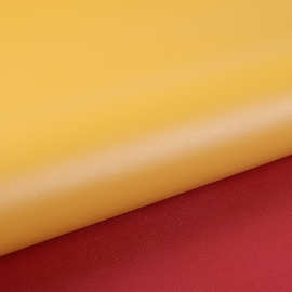 厂家直供1.7mm双面皮革面料双面pvc人造革双色鼠标垫餐桌垫革E18