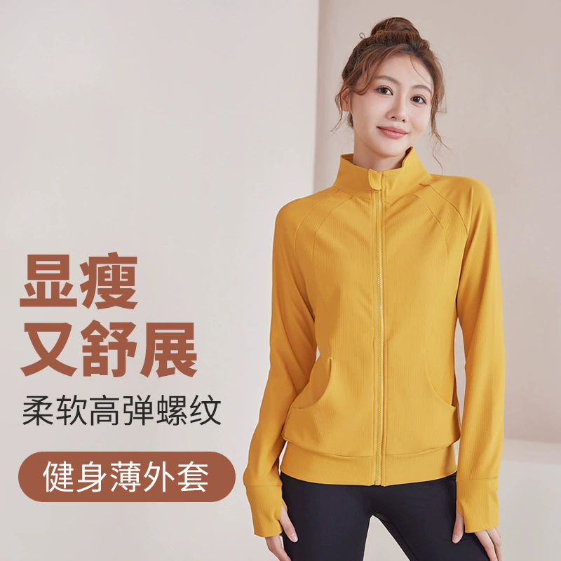 Женский осенний Топ Для Йоги больших размеров, одежда для бега и фитнеса для полных девочек, свободная спортивная одежда, повседневное эластичное тонкое пальто для похудения