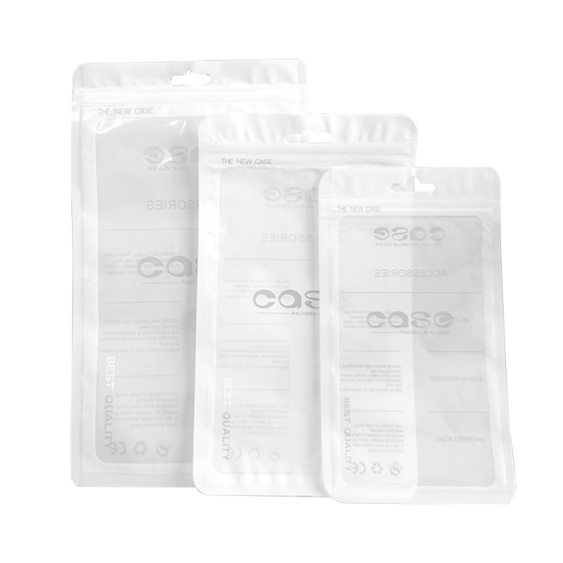 Bolso de empaquetado de la cáscara del teléfono móvil blanco y negro al por mayor de dos colores bolso de empaquetado de la cáscara del teléfono móvil de 5,5 pulgadas