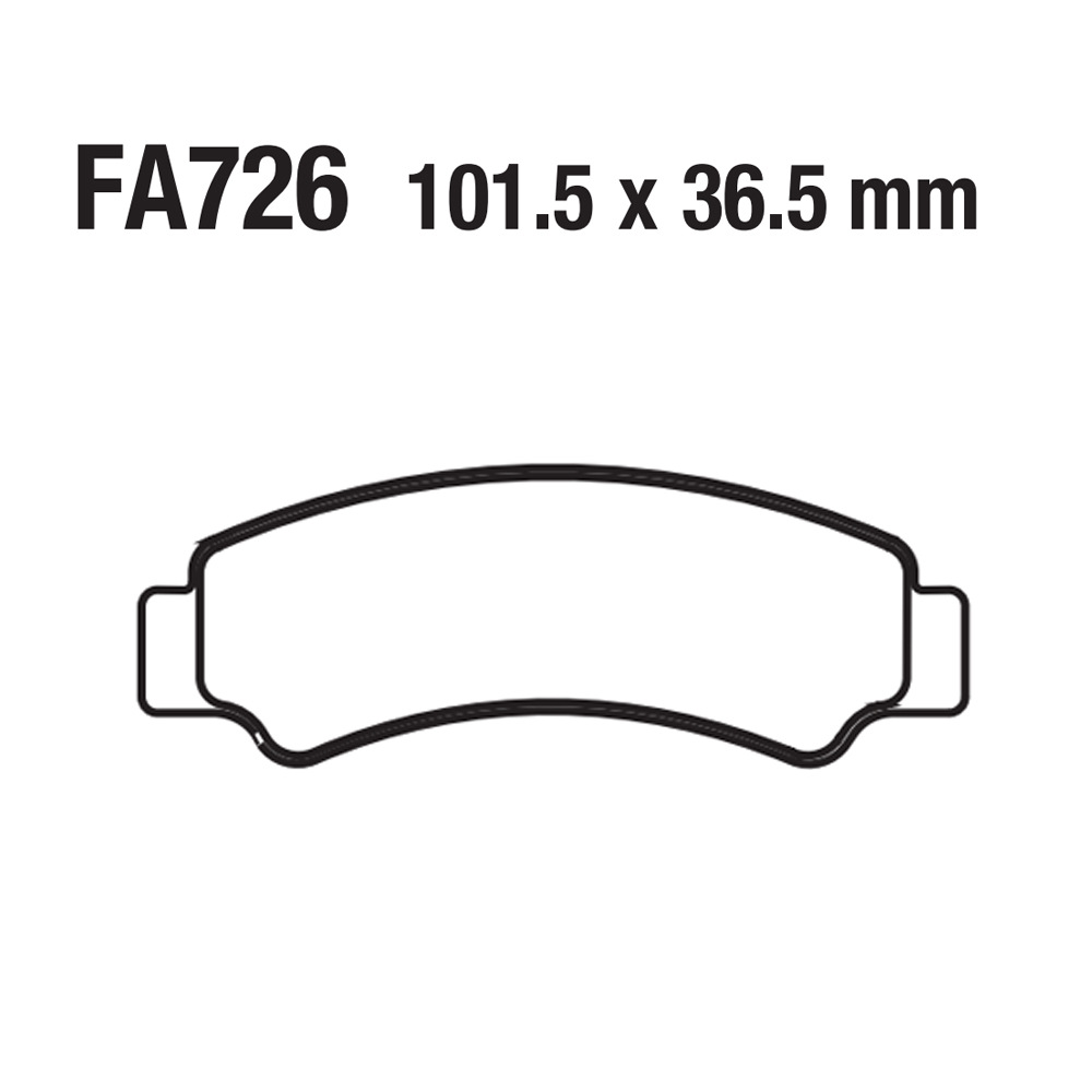 Motocicleta base de cobre sinterizado aluminio de aluminio 7020-0810B0 FA726 brisa de primavera C Z U fuerza