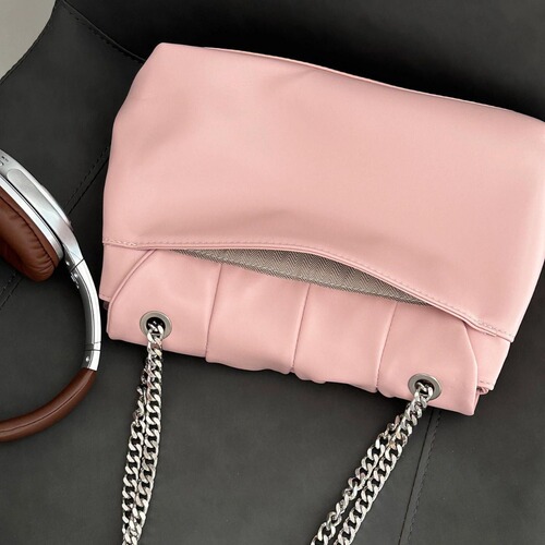 Fashion handbag for women, niche trendy brand, chain handle wrinkled bag, high-end sense, shoulder bag, crossbody bag, casual underarm bag