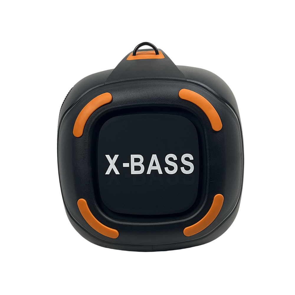 Hot sale transfronterizo doble 5 pulgadas 100W altavoces recargables de baile cuadrado entrenamiento matutino Bluetooth K música con micrófono lámpara LED