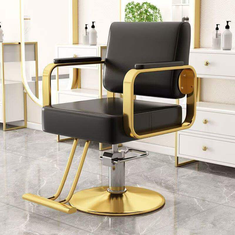 Silla de salón de peluquería red red red de marea roja silla de corte de pelo especial silla de corte de pelo elevable asiento rotatorio tablerón de peluquería