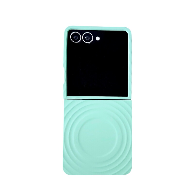 适用三星zflip7手机壳磁吸波漾纹ZFlip6/5折叠屏pc肤感防摔保护壳|undefined