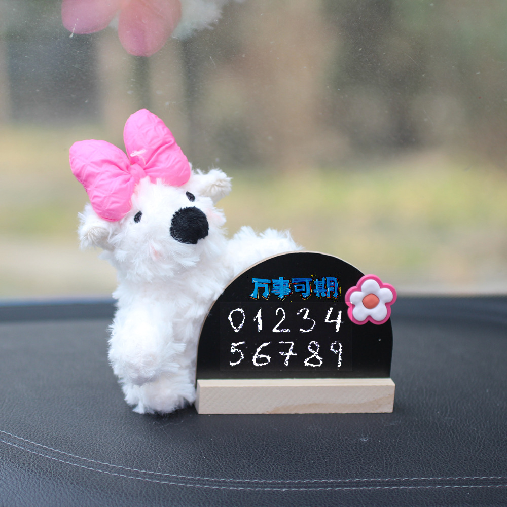 2024 Red West Highlands tarjeta telefónica de automóvil número de estacionamiento temporal tarjeta telefónica de automóvil móvil mujer adorable