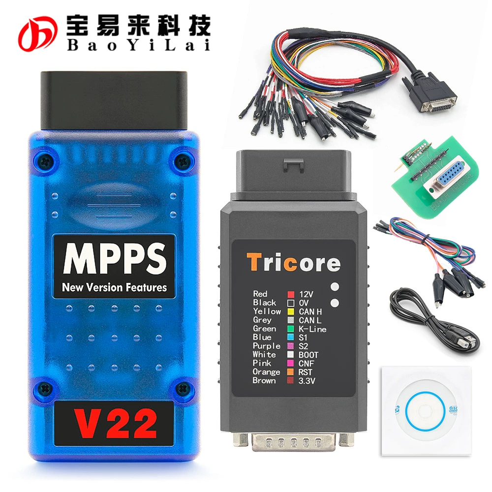 MPPS V22 With Tricore Boot Unlock Full Version ECU Инструмент для чистки