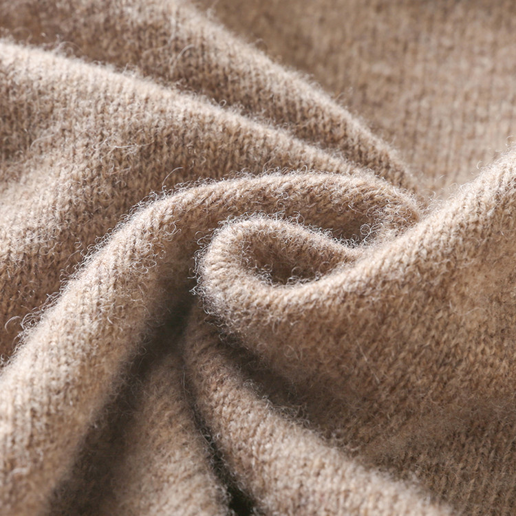 2025 nuevo suéter plano de cuello medio alto para hombres de mediana edad otoño y invierno cálido 100% suéter de lana