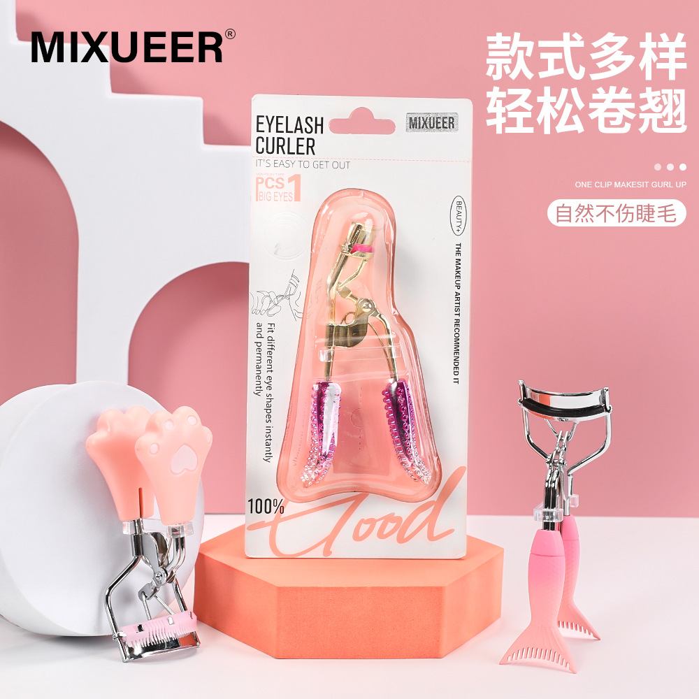 Rizador de Pestañas Gran Angular Portátil para Maquillaje de Ojos