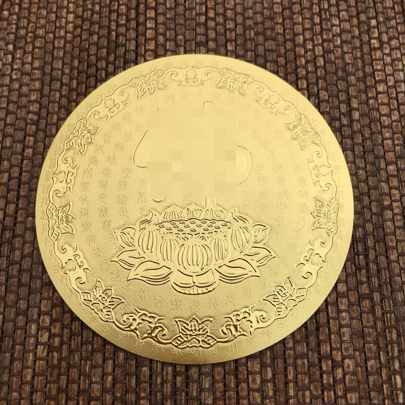 [Honghui] Factory Wholesale Scenic Spot Gold Foil Lotus Stereo Stickers Tourism Craft Souvenirs 181-3