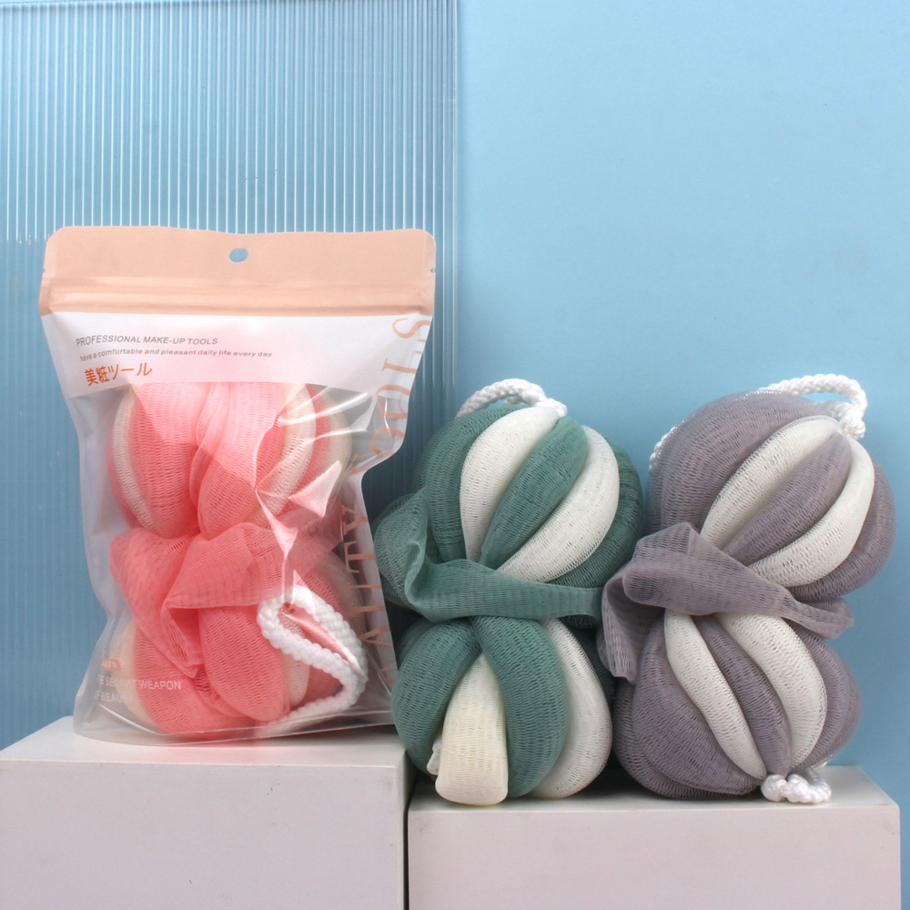 Yuhan baño de flores bola de baño de espalda bañera artículos de baño se pueden estirar red espumosa A968