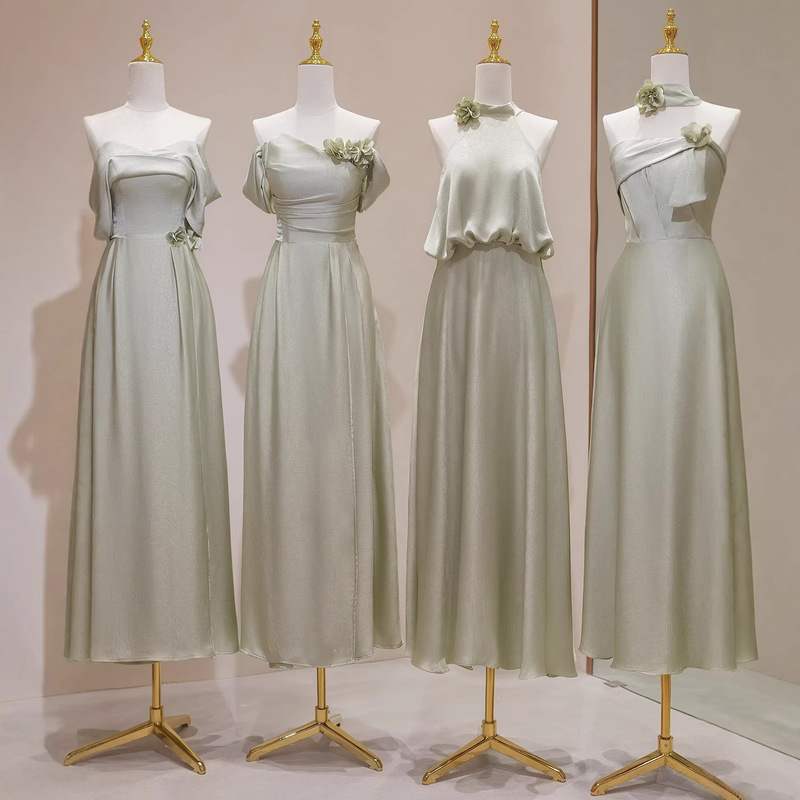 Bridesmaid Dresses 2026 New Style Banquet Light Luxury Host Evening Gown Niche Wedding Sister Group Dress High-End Feel Bridesmaid Dresses 2026 New Style Banquet Light Luxury Host Evening Gown Niche Wedding Sister Group Dress High-End Feel