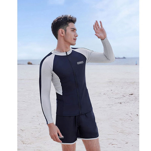 Men's Juyang Swimwear Diving Suit Surfing Suit Wetsuit Jelly Suit Slimming Sun Protection Long Sleeve Long Pants Snorkeling Men