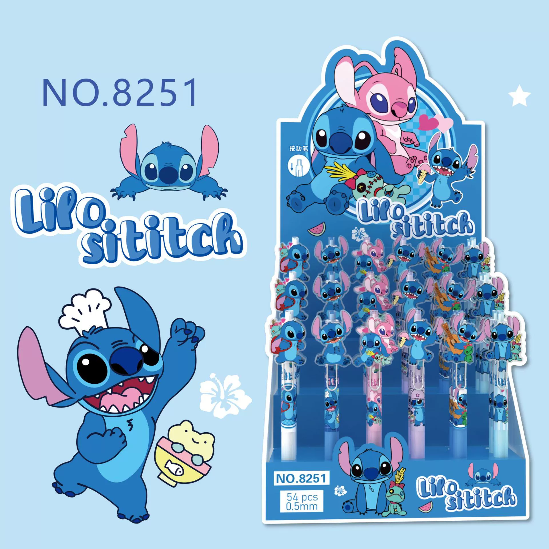 Cartoon slime for buttock skin, rollerball pen for elementary school students, cute stationery, Korean style, anti-stress