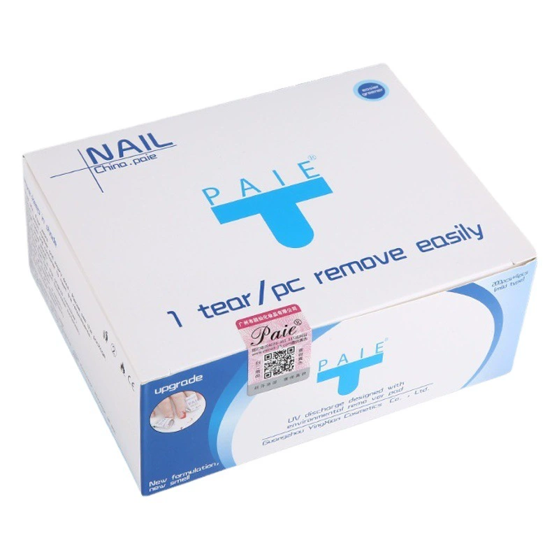 Сумка для снятия лака 200 штук Загрузка и выгрузка Клей для лака Полотенце для снятия лака не повредит ногти одноразовая Чистящая спиртовая жидкость для снятия лака