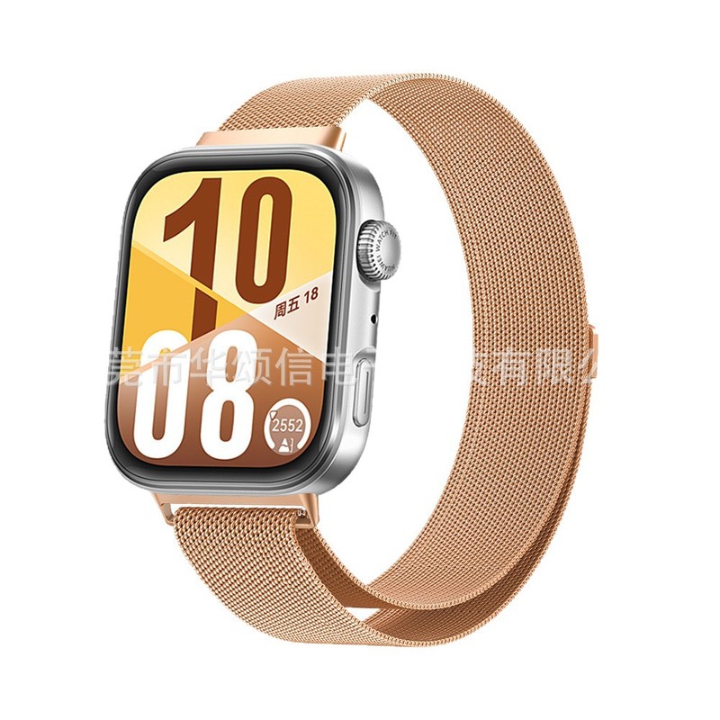 Huawei fit4 ウォッチミラネーゼストラップ HUAWEI watch fit3 磁気ループミラネーゼストラップに適しています|undefined