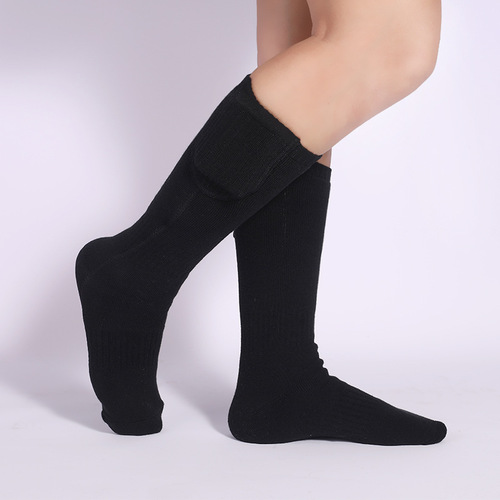Electric heating socks, long tube warm and anti-cold heating socks, rechargeable heating socks, foot warmers socks, manufacturer wholesale