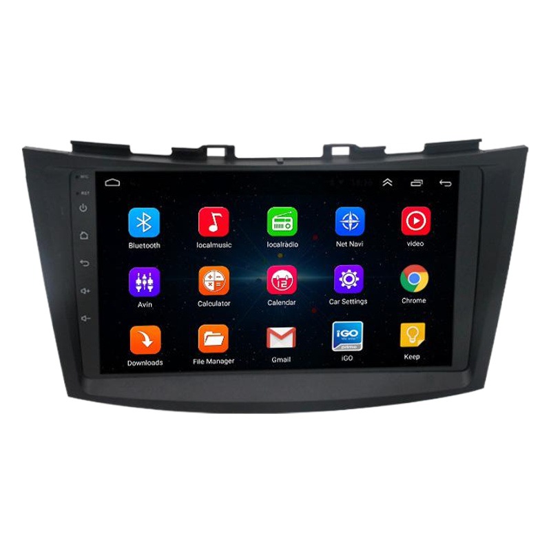 Aplicable a 12-16 Suzuki Swift Android coche de navegación GPS todo en un coche que invierte la imagen Swift