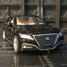金丽方1901-5仿真第15代黄冠轿车模型金属汽车玩具车收藏摆件车模
