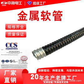 包塑金属软管阻燃电线电缆保护套蛇皮管高质量绝缘保护镀锌波纹管