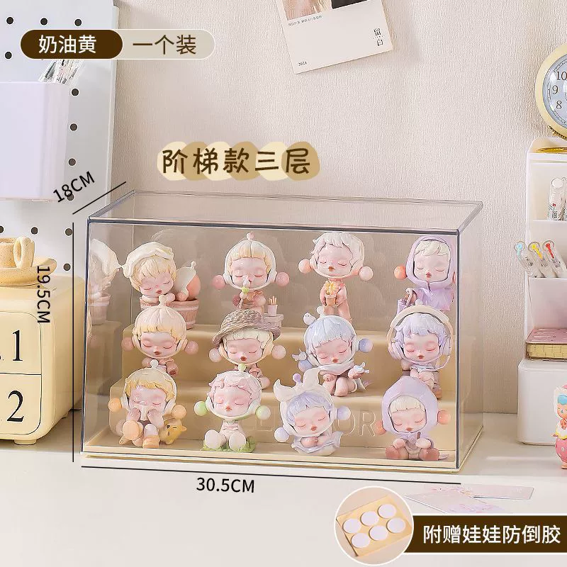Biostar Acrylic Minifigure Display Storage Stand for LEGO - Transparent Multi-Layer Case
