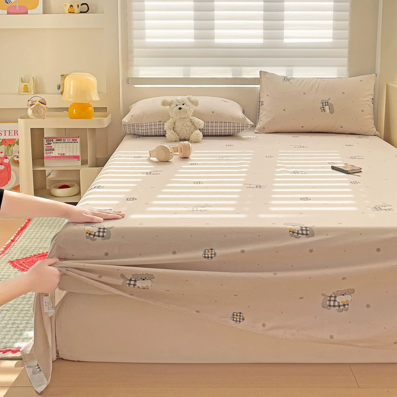 Японский стиль без печати 100 хлопчатобумажных постельных белья