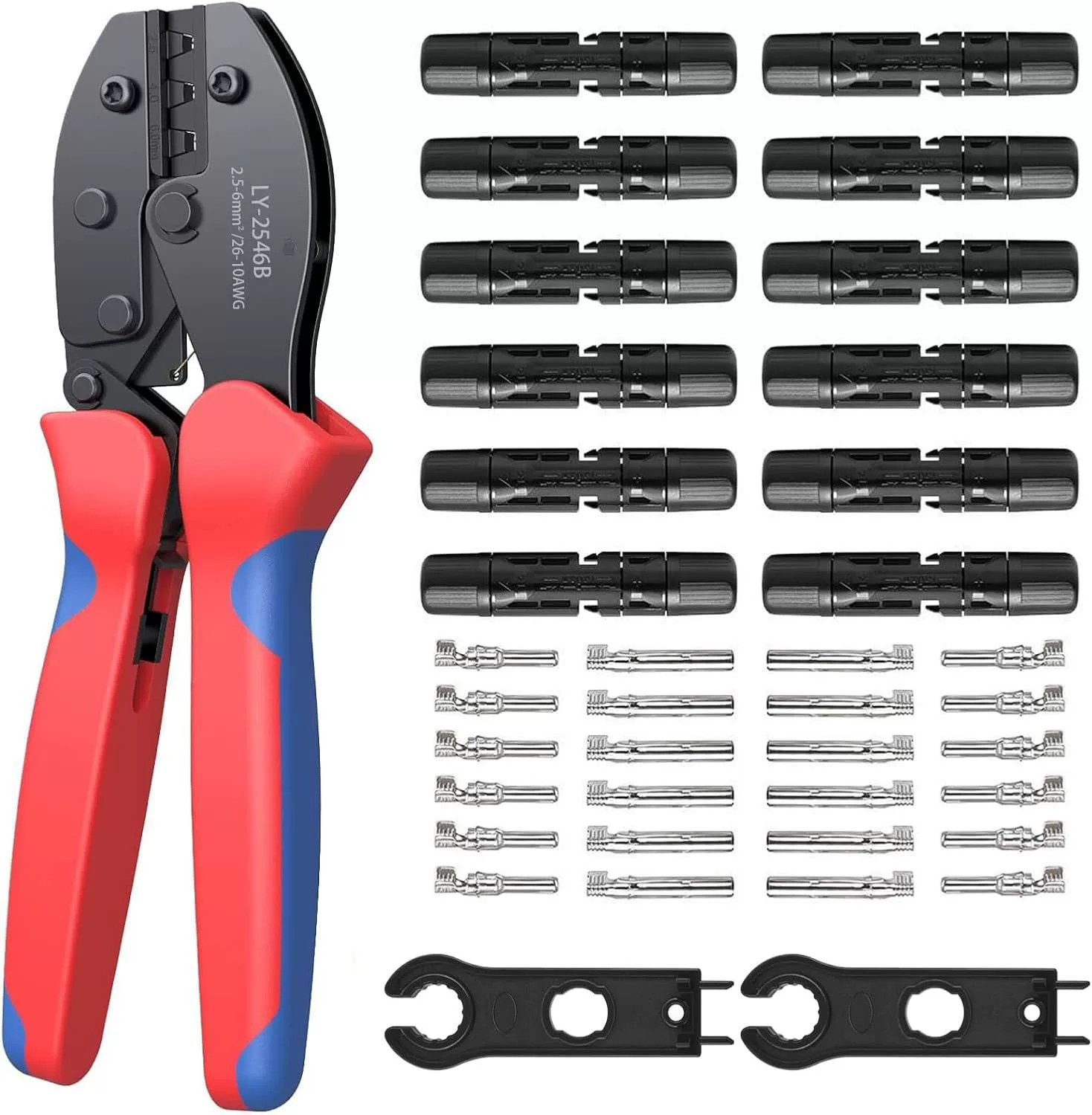 Набор обжимных клещей Radikor Solar для солнечных панелей 2,5/4/6 мм² P