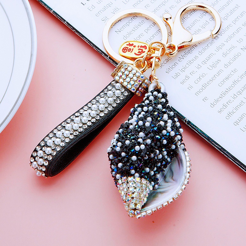 A770 Lucky Conch Solid Color Black Pearl