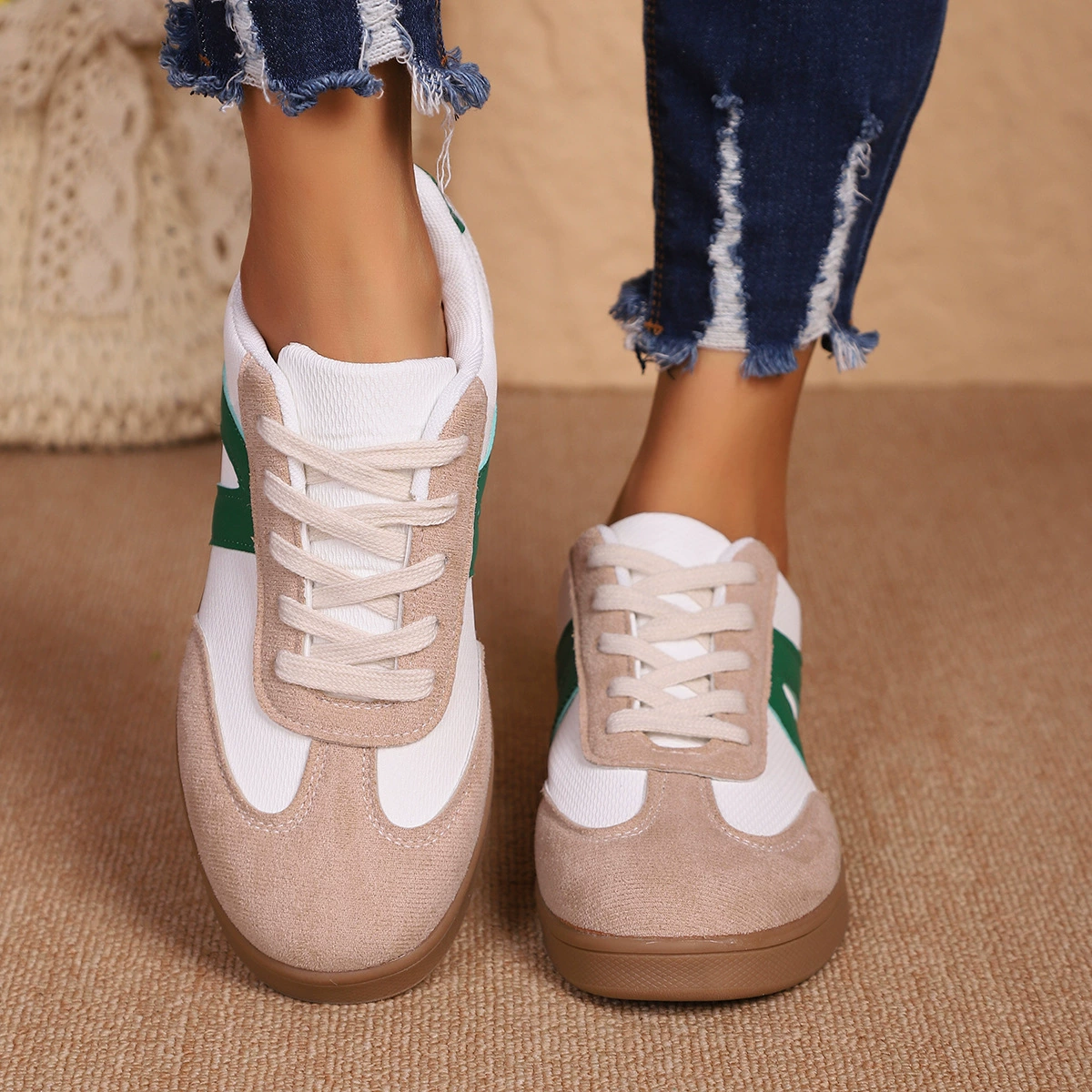 Женские кроссовки в ретро-стиле, моральная тренировка, весна 2025, универсальные белые кроссовки, кроссовки в стиле Форреста Гампа, дышащие повседневные балетки, кроссовки