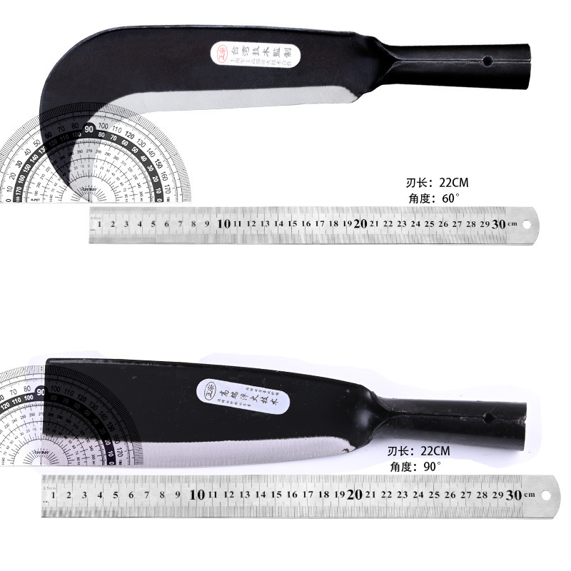 Cuchillo de leña de acero al manganeso, cuchillo especial para forjar y cortar madera, uso agrícola, camino de montaña abierto al aire libre, cuchillo de corte de árboles de jardín, uso doméstico grueso