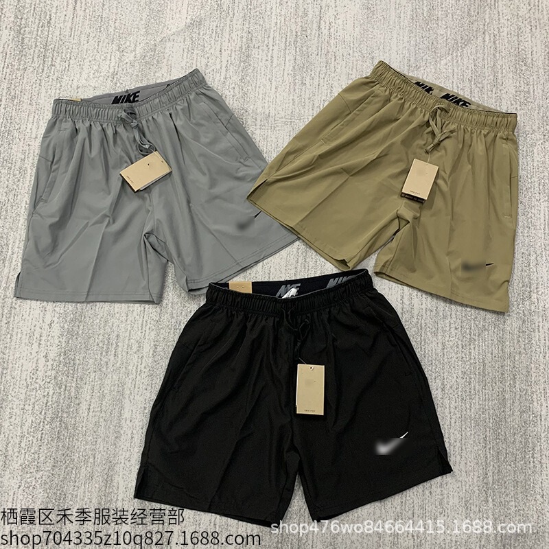 Summer Thin Ice Silk Quick-Drying Shorts Men's Loose Casual Woven Running Sports Shorts Manufacturer One Piece Wholesale Summer Thin Ice Silk Quick-Drying Shorts Men's Loose Casual Woven Running Sports Shorts Manufacturer One Piece Wholesale