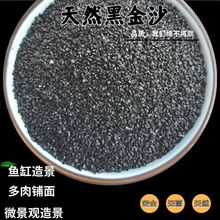 天然黑金沙铺面石黑色沙子鱼缸造景沙石英砂多肉盆栽垃圾桶灭烟沙