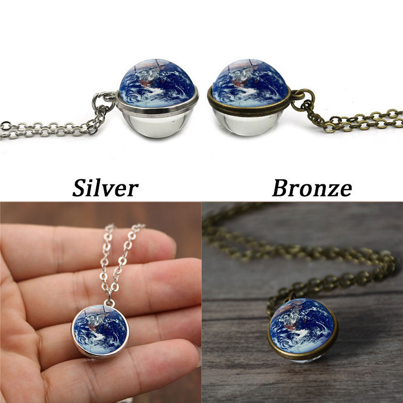 Simple Style Earth Alloy Plating Inlay Glass Women's Pendant Necklace 1 Piece display picture 1