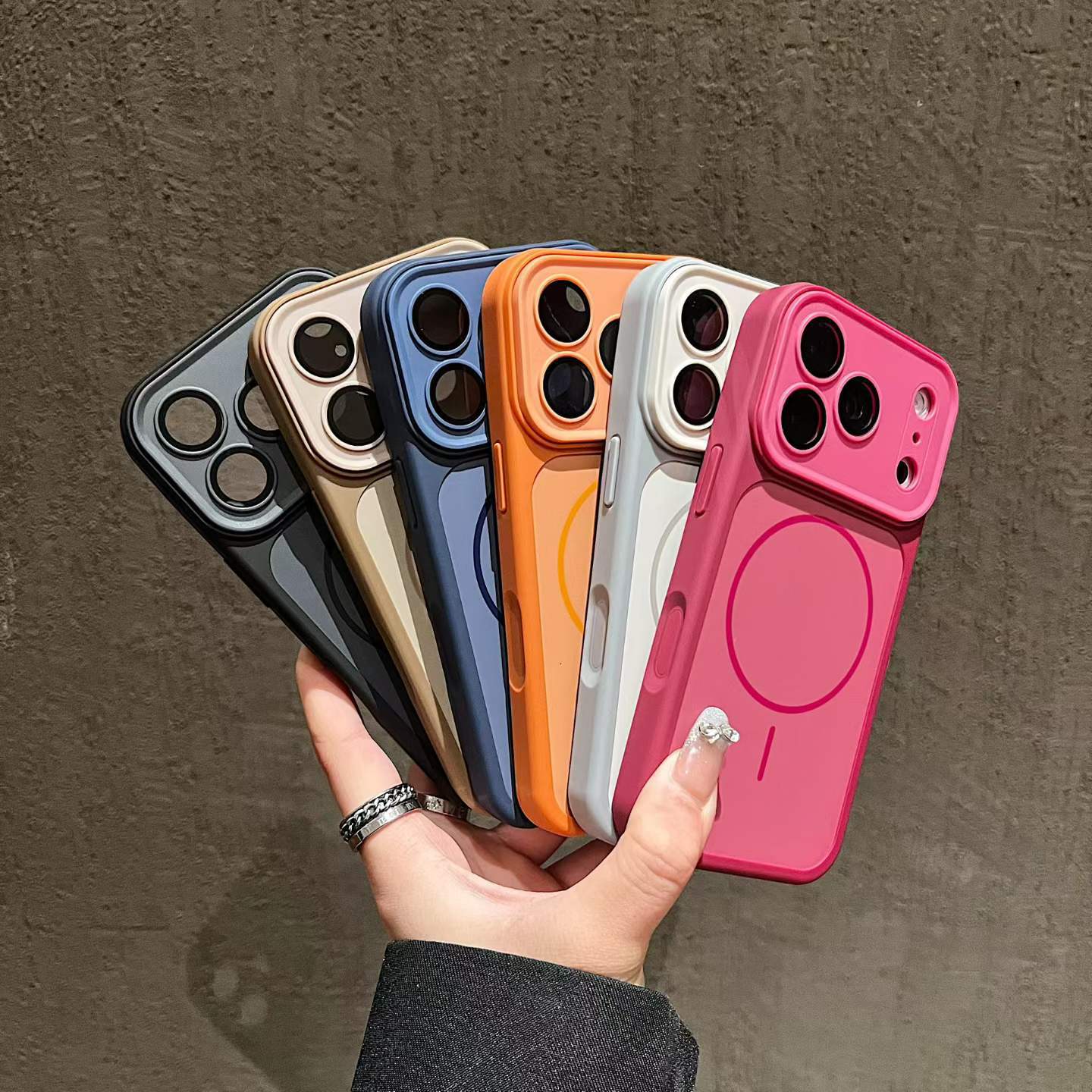 Funda Magnética de Protección Completa para iPhone para iPhone 17 Pro Max / iPhone 16 PC Absorción magnética