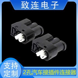 2孔汽车连接器低频塑壳AC/DC车用接插件插头护套汽车塑料接插件