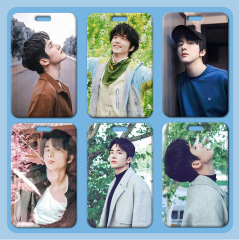 張新成卡套批發塑料滑蓋學生校牌飯卡胸牌小卡工作證卡套門禁公交