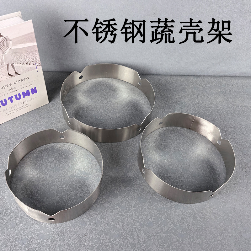 ステンレスの鍋の棚のスプーンの棚の円形の台所は厚い鍋のマットの断熱のマットを厚くします。|undefined