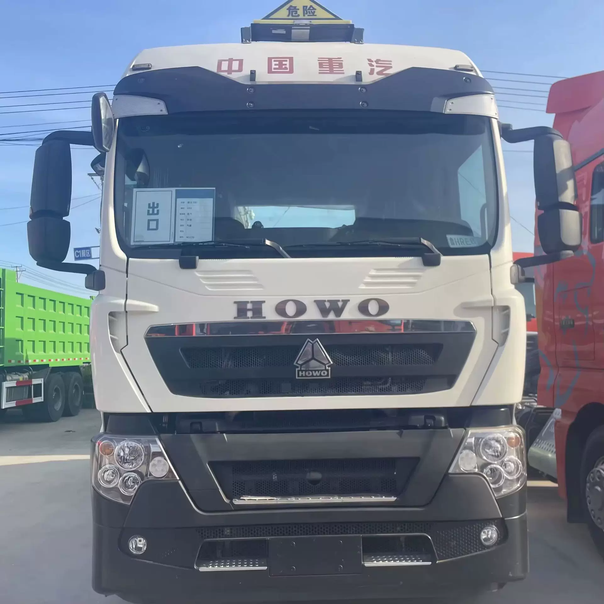 跨境出售豪瀚N牵引车工程自卸车 371 豪沃牵引车头6*4  豪沃TX二