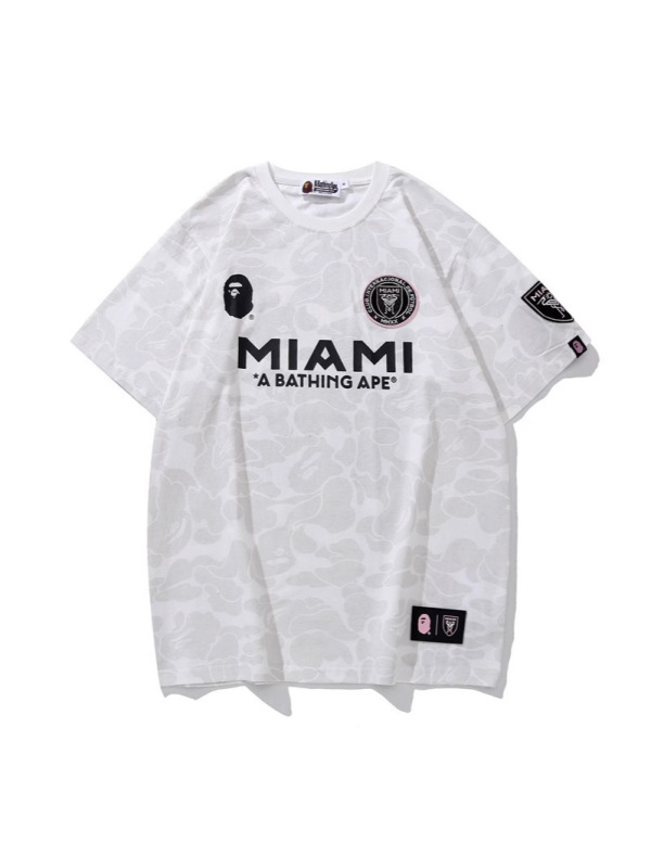 クロスボーダー迷彩スポーツ半袖Ape International共同ブランドファッションラウンドネック通気性3DプリントTシャツ卸売|undefined