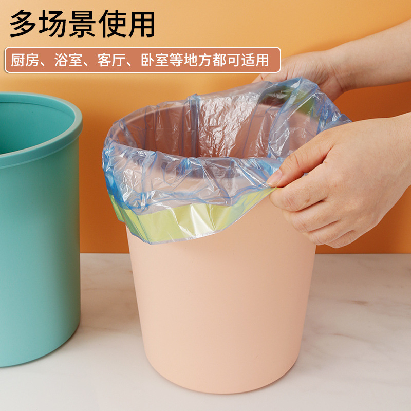 [Color LOGO personalizado] basura mayorista casera sin cubierta cocina sala de estar dormitorio canasta de basura baño