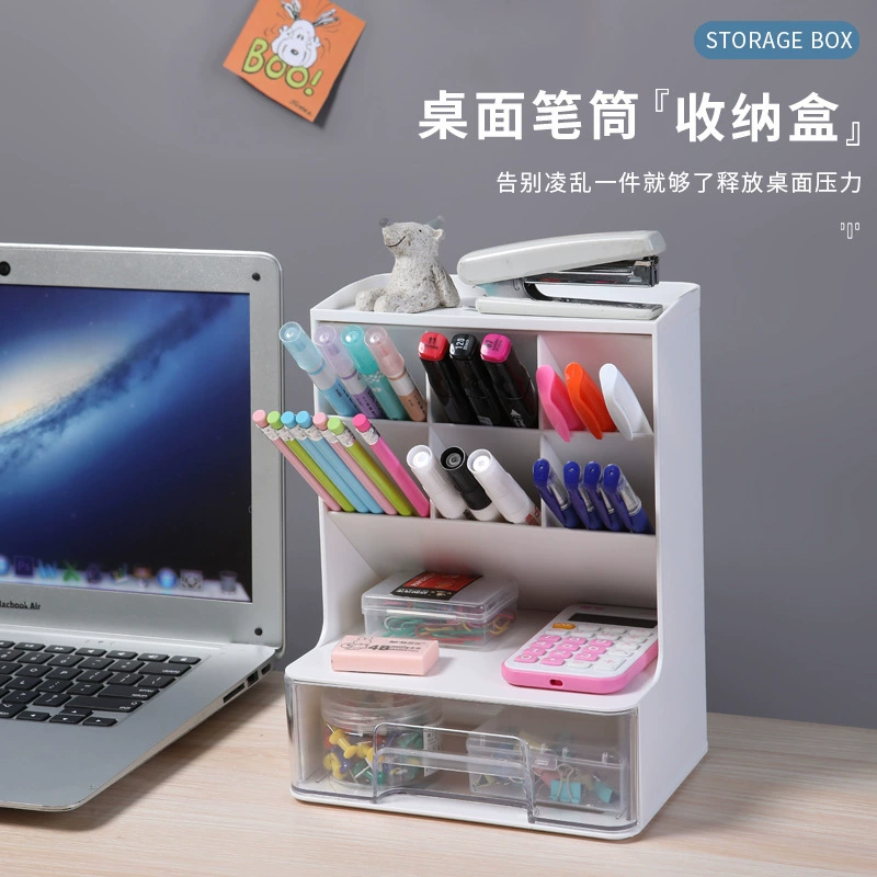 Storage box for boxes, stationery, storage system, pens holder, increased thickness