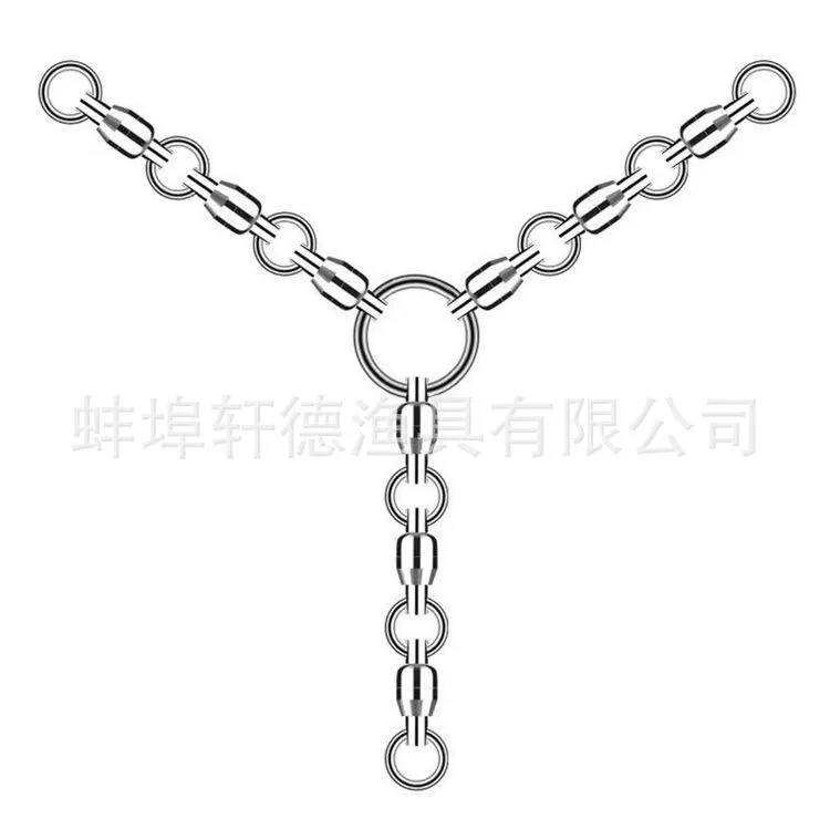 Сatcher десять? текст: Sea fishing eight -character stainless steel bearing rotation ring deep sea & sea of fast connector fishing gear fishing furnishings manufacturers wholesale