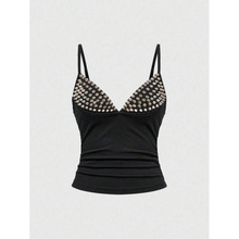 J 23873 Rivet Slim Camisole Top í�������������Ŀ羳����