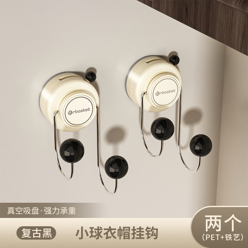 Gancho con ventosa Gancho para ropa sin perforar la parte trasera de la puerta Gancho para ropa de entrada sin costuras de carga fuerte Gancho para ropa de baño