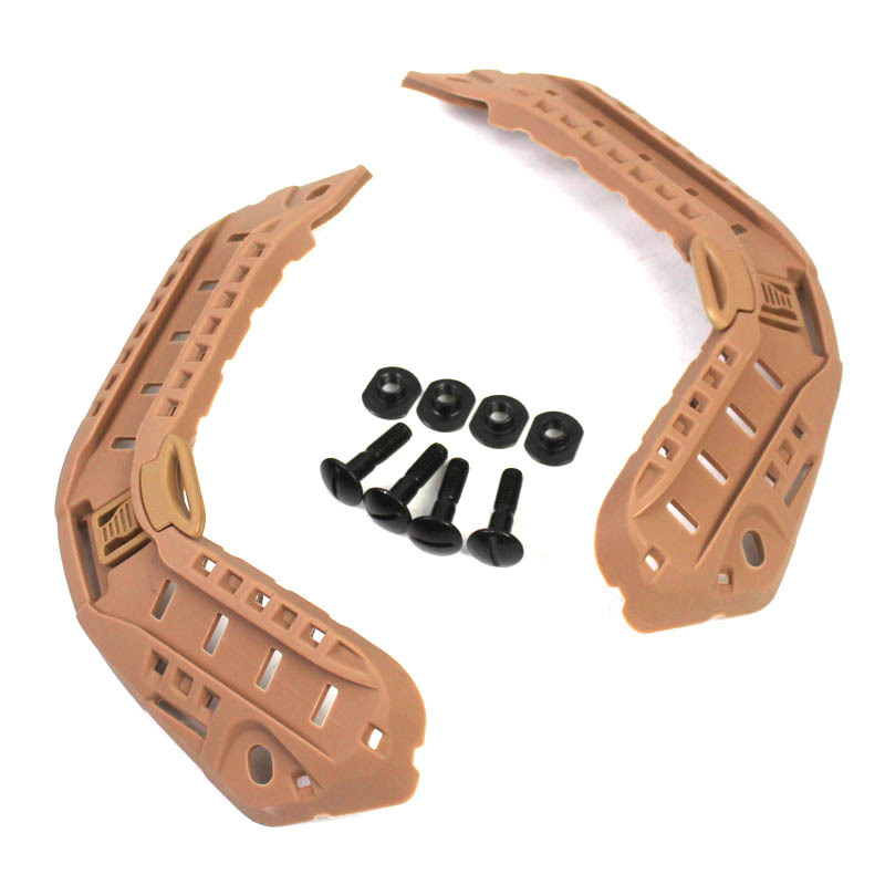 Transfronterizo SF basado en el mar de alto corte casco táctico guía raíles huecos FAST versión naval Orbital Army Fan CS accesorios ARC