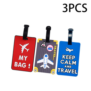 Cross-border hot sale PVC aircraft luggage tag suit travel luggage identification tag bag anti-wrong sign wholesale